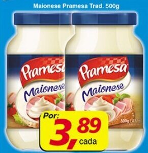 Supermercados Guanabara Maionese Pramesa Trad. 500g oferta