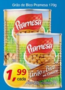 Supermercados Guanabara Grao de Bico Pramesa 170g oferta