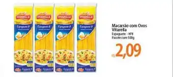 Atacadão Macarrão Com Ovos Vitarella 500g oferta