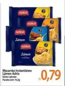 Atacadão Maccaráo Instantáneo Lámen Adria 74.3g oferta