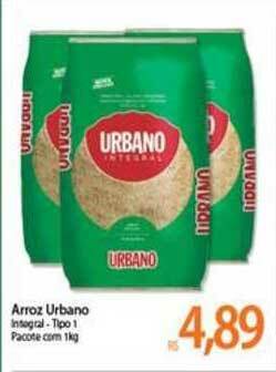 Atacadão Arroz Urbano 1kg oferta
