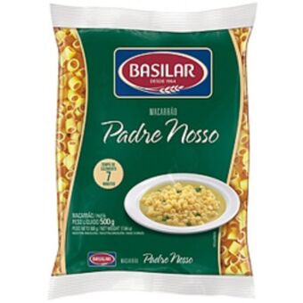 Macarrão basilar 500g padre nosso sêmola