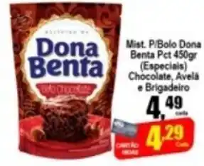 Higa's Supermercado Mist. P/Bolo Dona Benta Pct 450g oferta