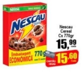 Higa's Supermercado Nescau Cereal Cx 770g oferta