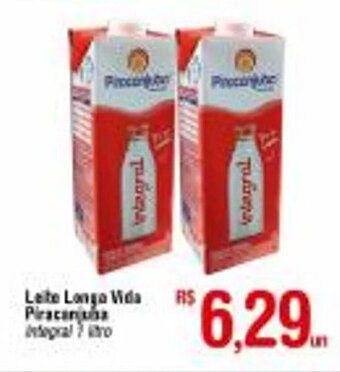 Fort Atacadista Leite Longa Vida Piracanjuba 1L oferta