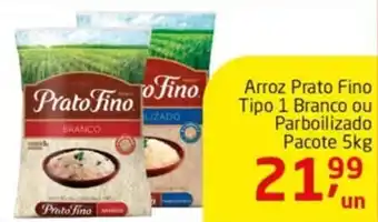 Tenda Atacado Arroz Prato Fino tipo 1 Branco ou Parbolizado pacote 5kg oferta