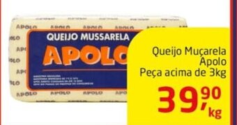 Tenda Atacado Queijo Mucarela Apolo peca acima de 3kg oferta