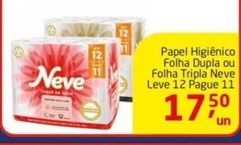 Tenda Atacado Papel Higiénico Folha Dupla ou Folha Tripla Neve Leve 12 Pague 11 oferta