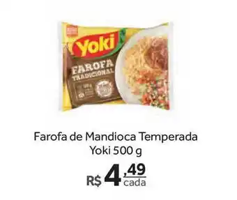 Verdemar Supermercado Farofa De Mandioca Temperada Yoki 500g oferta