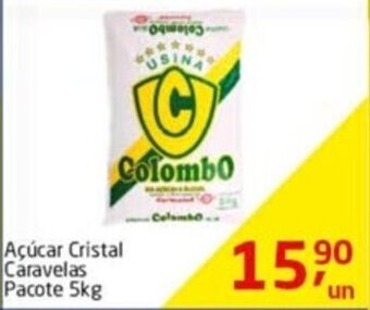 Tenda Atacado Acucar Cristal Caravelas pacote 5kg oferta