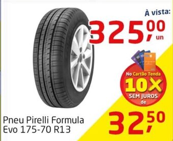 Tenda Atacado Pneu Pirelli Formula Evo 175-70 R13 oferta