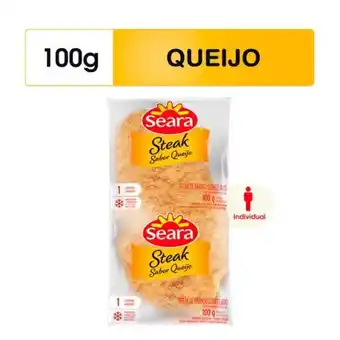 Violeta Supermercados Steak de frango seara queijo 100g oferta
