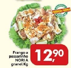 Supermercados Nori Frango a Passarinho Nori a granel 1kg oferta