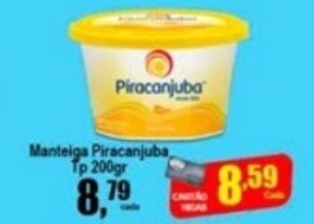 Higa's Supermercado Manteiga Piracanjuba Tp 200g oferta