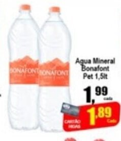 Higa's Supermercado Agua Mineral Bonafont Pet 1.5L oferta