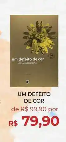 Livraria Leitura Um Defeito De Cor oferta
