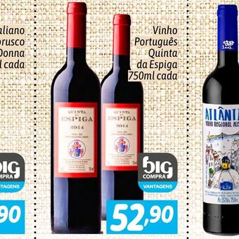 Supermercados Big Compra Vinho oferta
