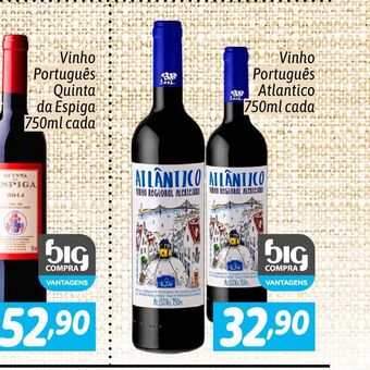 Supermercados Big Compra Vinho oferta