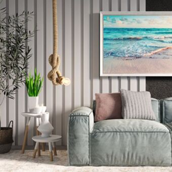 Ripado para painel de madeira mdf 2,50m x 1,5cm x 6cm branco moldurama