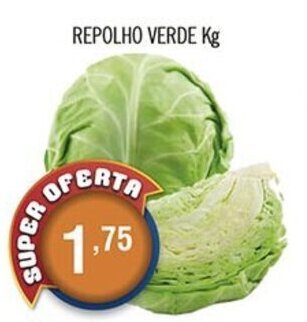 Central Supermercados Repolho Verde 1kg oferta