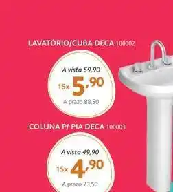 Lavatório Cuba Deca