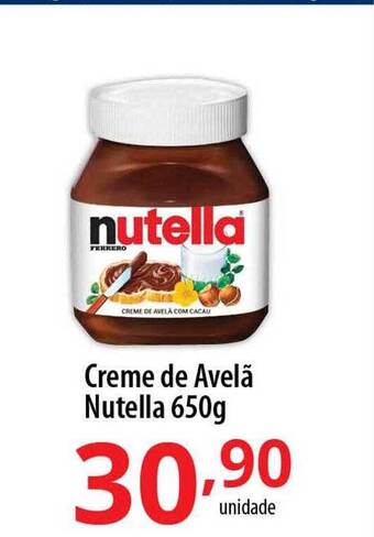 Akki Atacadista Creme de avelã nutella oferta
