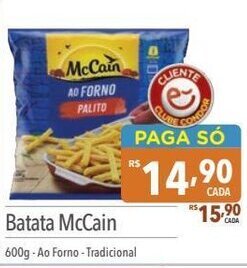 Supermercados Condor Batata McCain 600g oferta