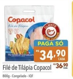 Supermercados Condor File de Tilapia Copacol 800g oferta