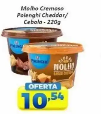 Molho cremoso polenghi cheddar cebola