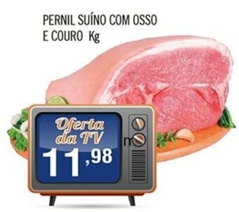 pernil Suino com osso e couro 1kg