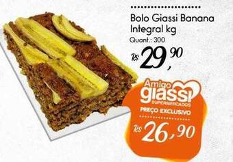 Giassi Supermercados Bolo giassi banana integral oferta