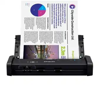 Fujioka Scanner portátil epson workforce es-200 | preto oferta