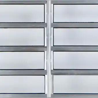Leroy Merlin Janela basculante de alumínio duplo 1,00 x 2,00 linha all modular cor brilhante oferta