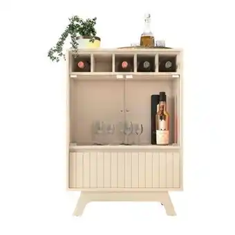 Armazém Paraíba Cristaleira dj móveis tulipa 3 portas off white oferta
