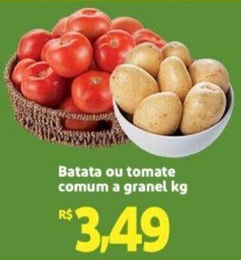 Extra Supermercado Batata ou Tomate comum a granel 1kg oferta