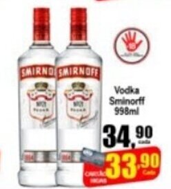 Higa's Supermercado Vodka Smirnoff 998ml oferta