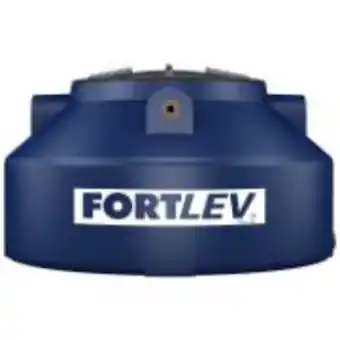 Tanque de polietileno com tampa 500l azul - fortlev