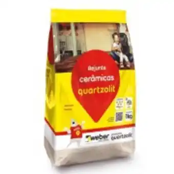 Rejunte flexível quartzolit 1kg interno e externo - corda 