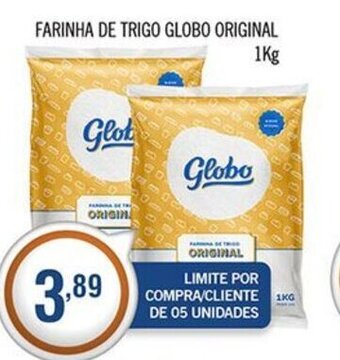 Central Supermercados Farinha de Trigo Globo Original 1kg oferta