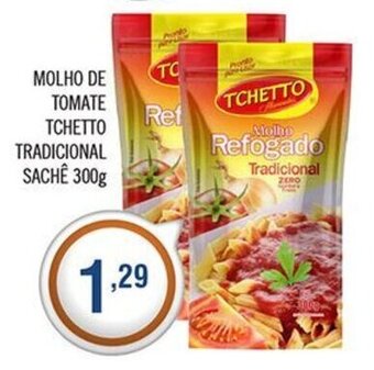 Molho de Tomate Tchetto Tradicional sache 300g
