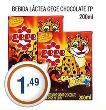 Bebida Lactea Gege Chocolate Tp 200ml