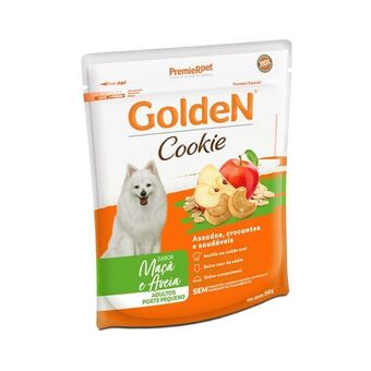 Petz Biscoito golden cookie para cães adultos de porte pequeno sabor maçã e aveia 350g oferta