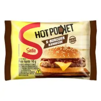 Nordestão Sanduíche congelado x-burguer barbecue sadia hot pocket pacote 145g oferta