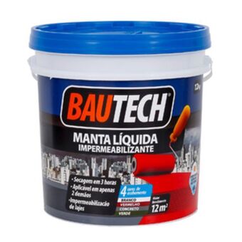 Manta líquida impermeabilizante cinza concreto 12kg