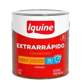 Verniz extra rápido 3,6l incolor iquine