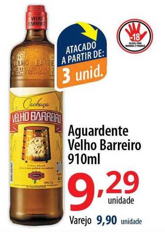 Akki Atacadista Aguardente velho barreiro oferta