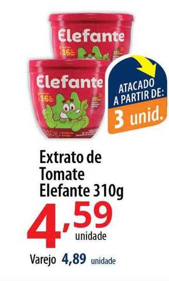 Akki Atacadista Extrato de tomate elefante oferta