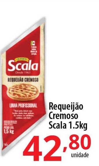 Akki Atacadista Requeijão cremoso scala 1.5kg oferta