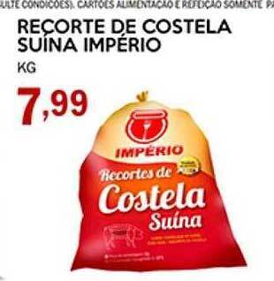 Recorte de costela suina império