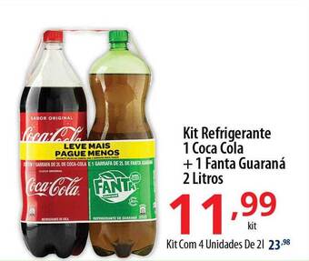 Akki Atacadista Kit refrigerante 1 coca cola + 1 fanta guaraná oferta